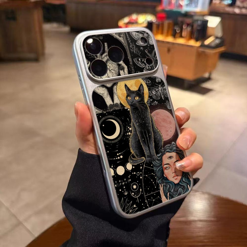 Monstera - Dark Funny Monster Cat Fox Phone