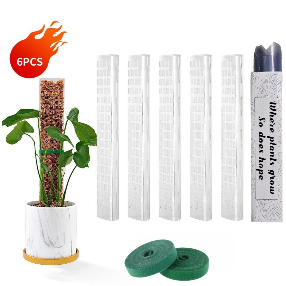 Moss Poles Plants Plant Suppor - огляд і ціна Plant Support Stake