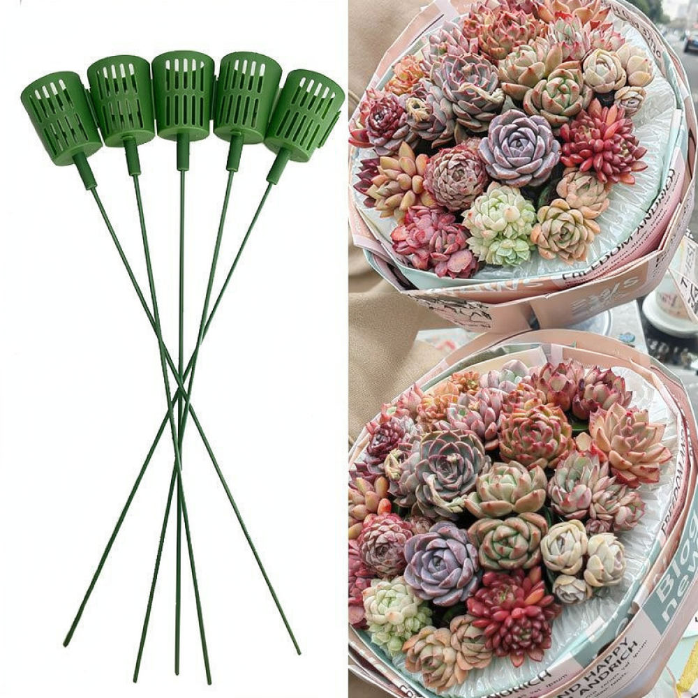 Plastic Succulent Flower Holde - огляд і ціна Plant Support Stake
