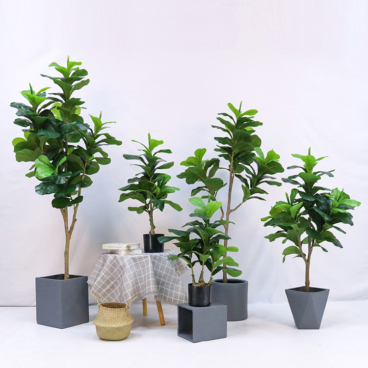 Artificial Plastic Potted Plan - огляд і ціна Fiddle Leaf Fig