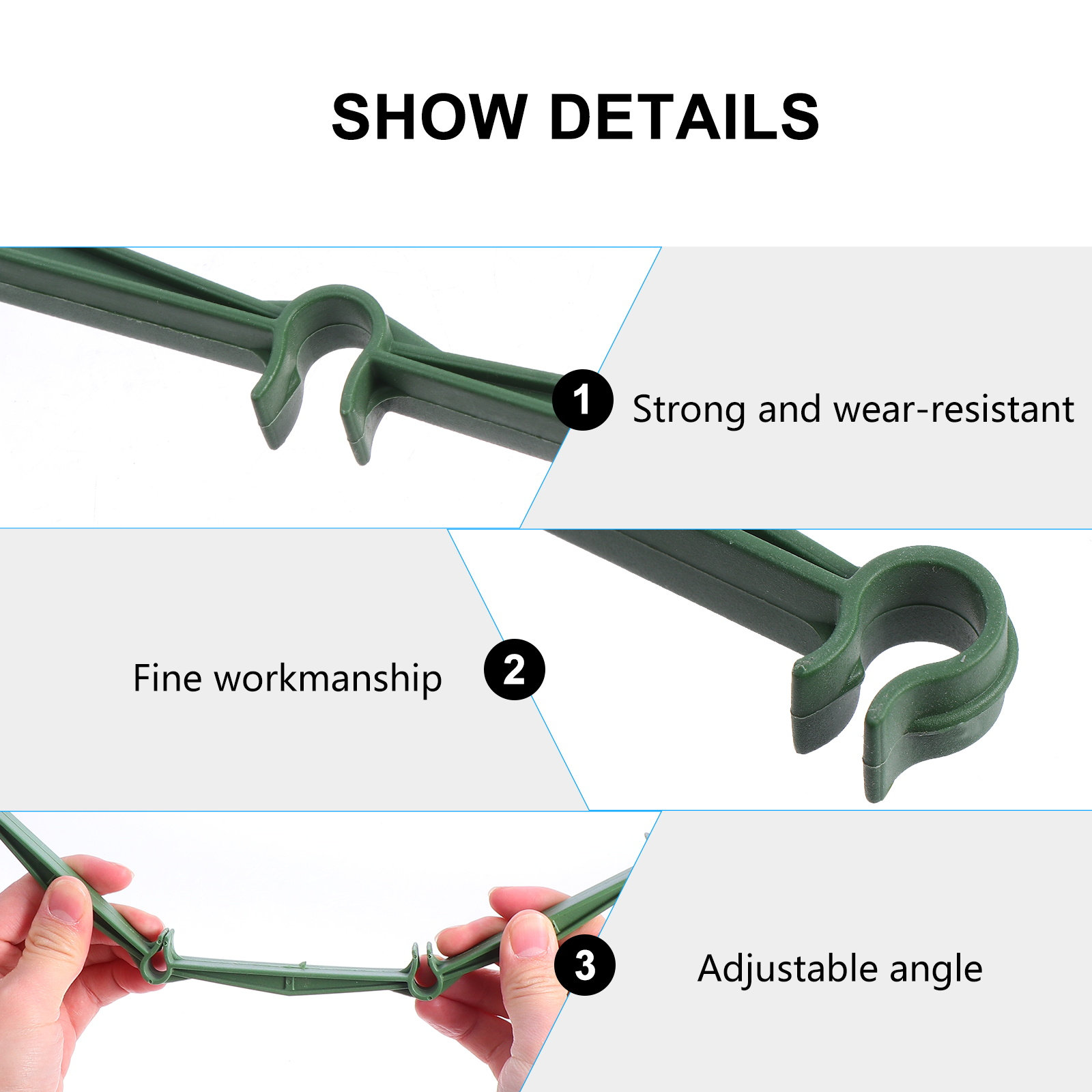 25Pcs Garden Support Stakes Ex - огляд і ціна Plant Support Stake