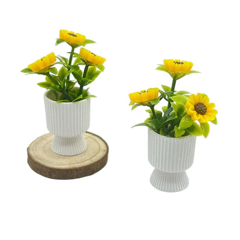 {#} Miniature Sunflower Potted - огляд і ціна Plant Pot