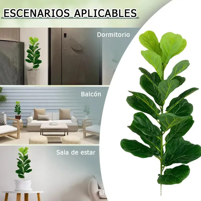 Large Plastic Artificial Fiddl - огляд і ціна Fiddle Leaf Fig