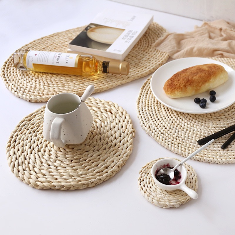 6pcs Handwoven Corn Husk Place - огляд і ціна Pothos